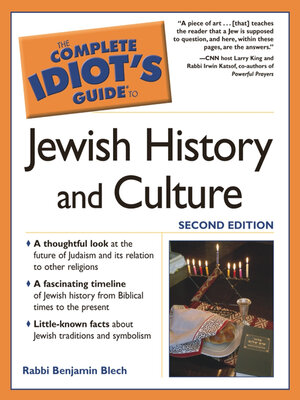cover image of The Complete Idiot's Guide to Jewish History and Culture